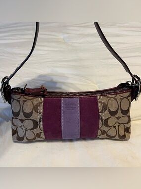 Coach Vintage Signature Top Handle Pouch/Demi Baguette East West Bag from 2005